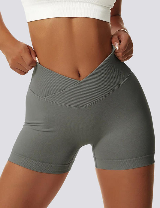 CONTOUR BOOTY SHORTS - GREY