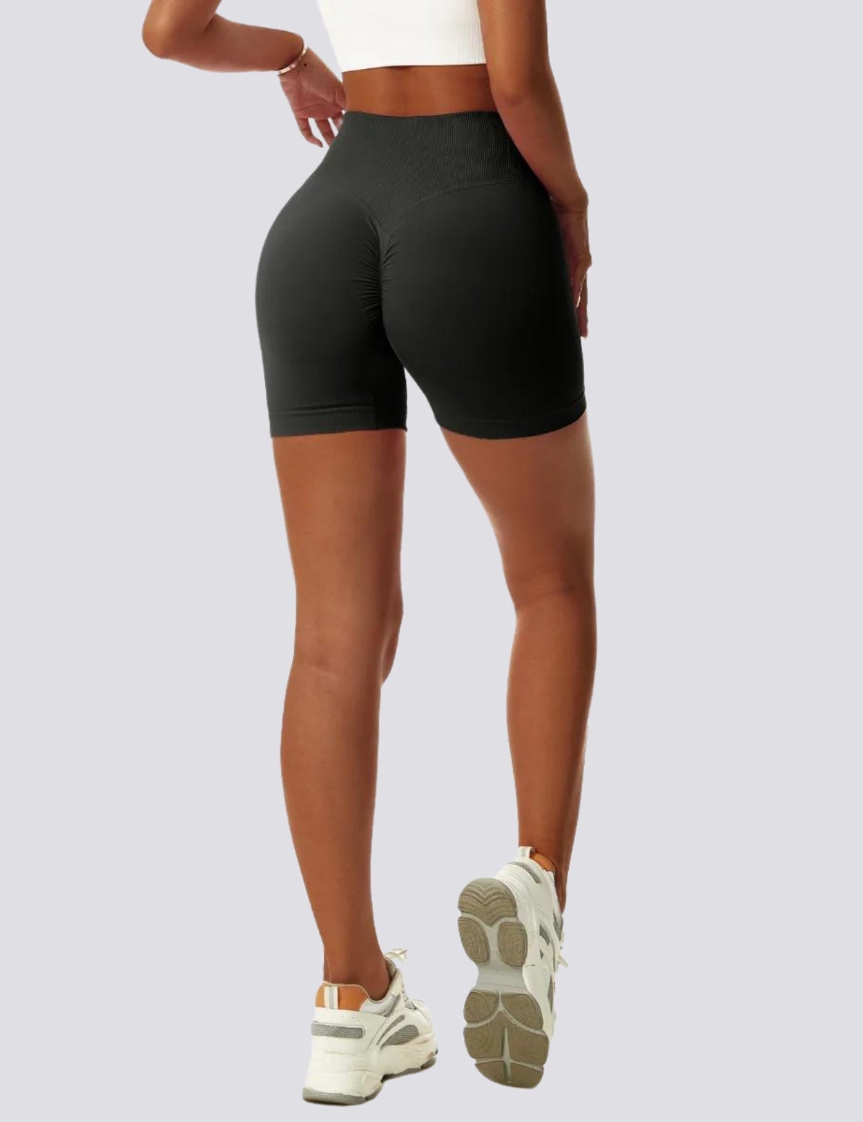 CONTOUR BOOTY SHORTS - BLACK