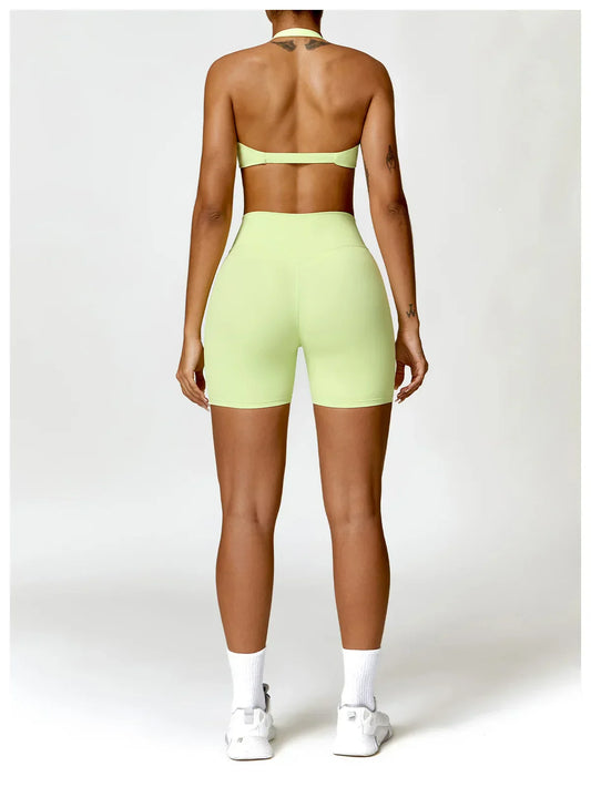 SHAPE ENHANCING SHORTS - LIME