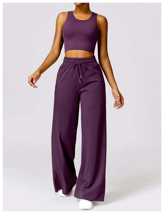 BAGGY YOGA SET - PURPLE