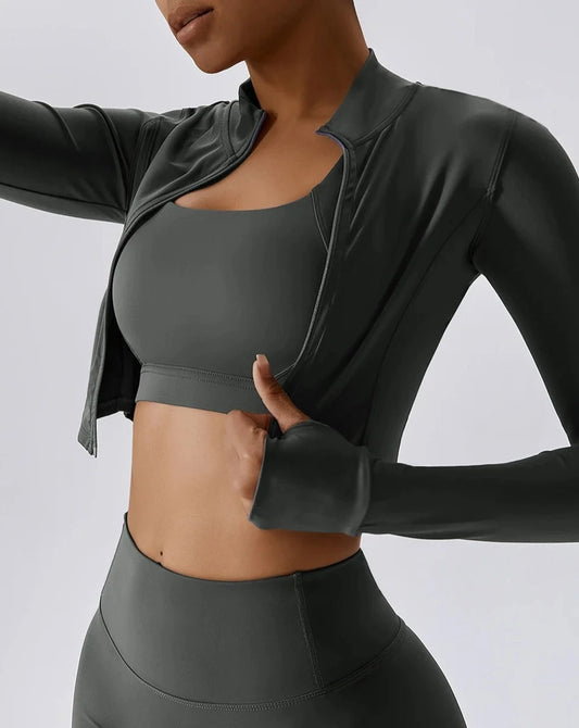 THE IRIS SPORTS JACKET - GREY