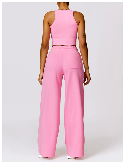 BAGGY YOGA SET - PINK