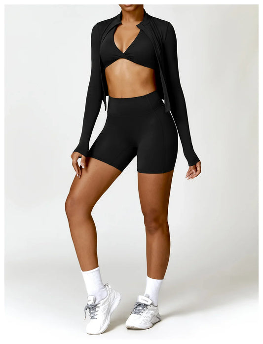 SHAPE ENHANCING SHORTS - BLACK