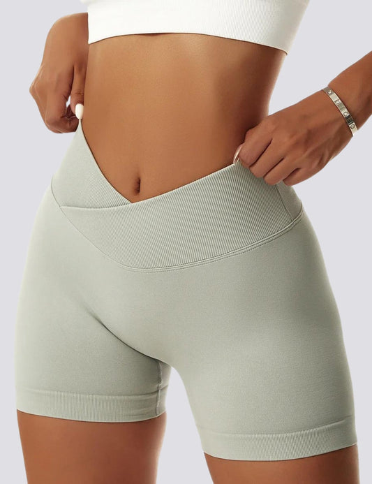 CONTOUR BOOTY SHORTS - BEIGE