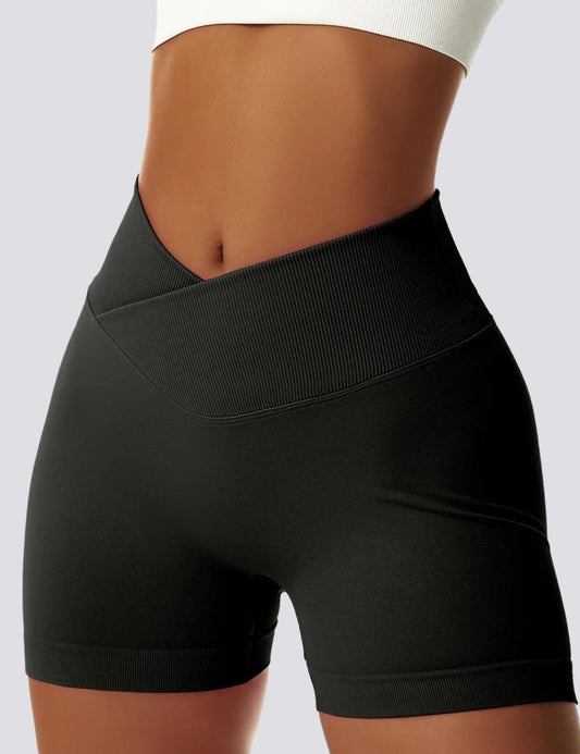 CONTOUR BOOTY SHORTS - BLACK