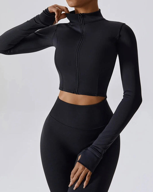 THE IRIS SPORTS JACKET - BLACK