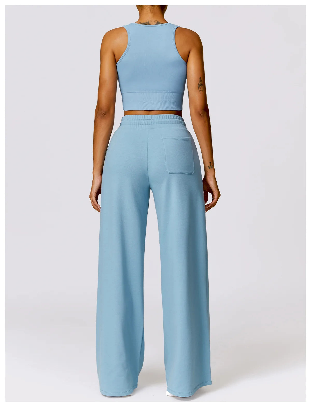 BAGGY YOGA SET - BLUE