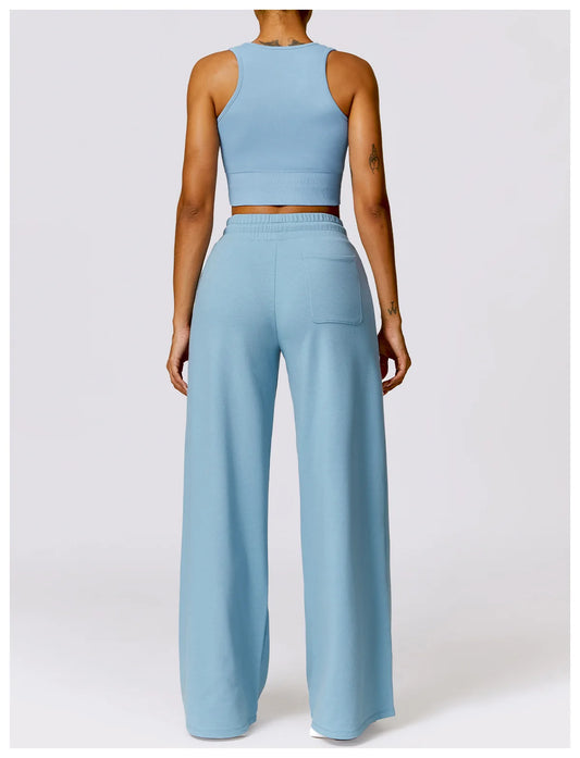 BAGGY YOGA SET - BLUE