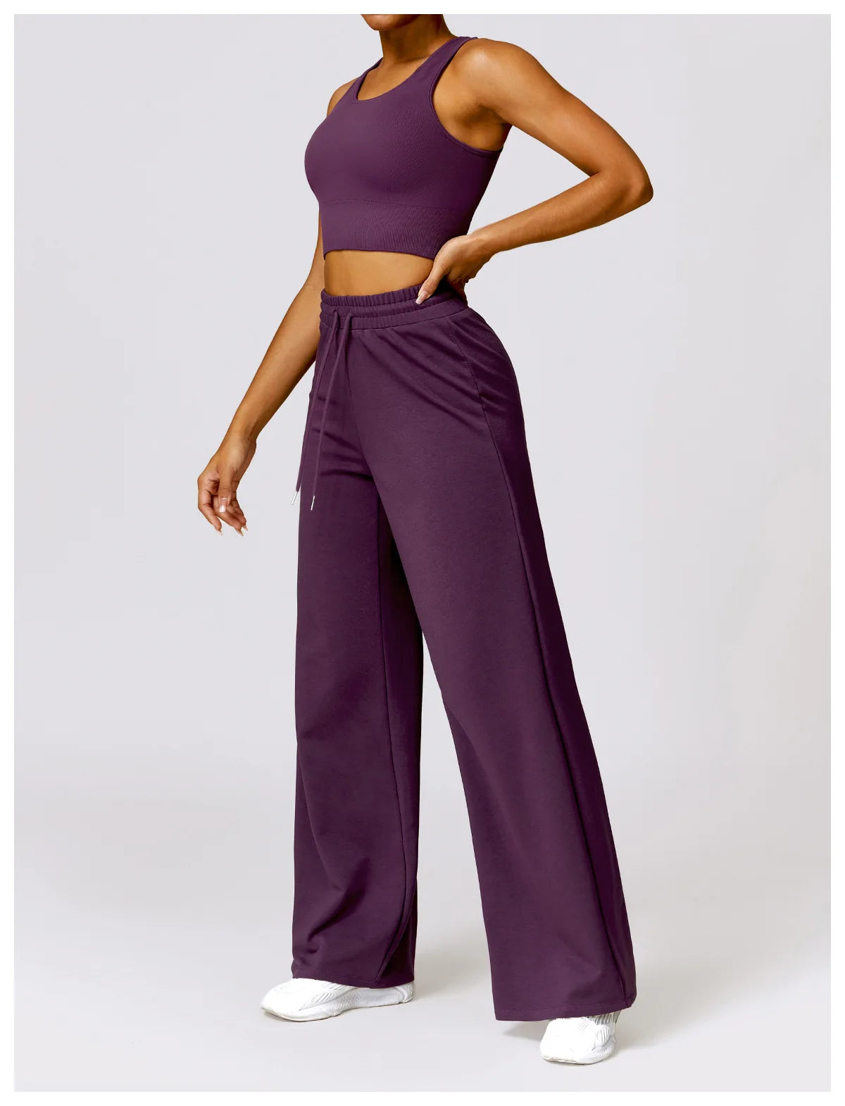 BAGGY YOGA SET - PURPLE