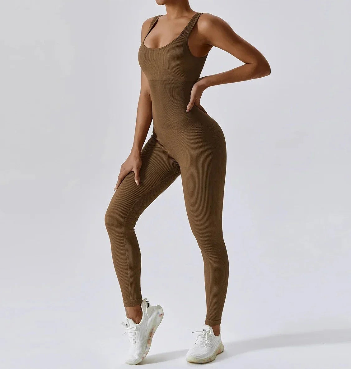 SEAMLESS JUMPSUIT - PINK
