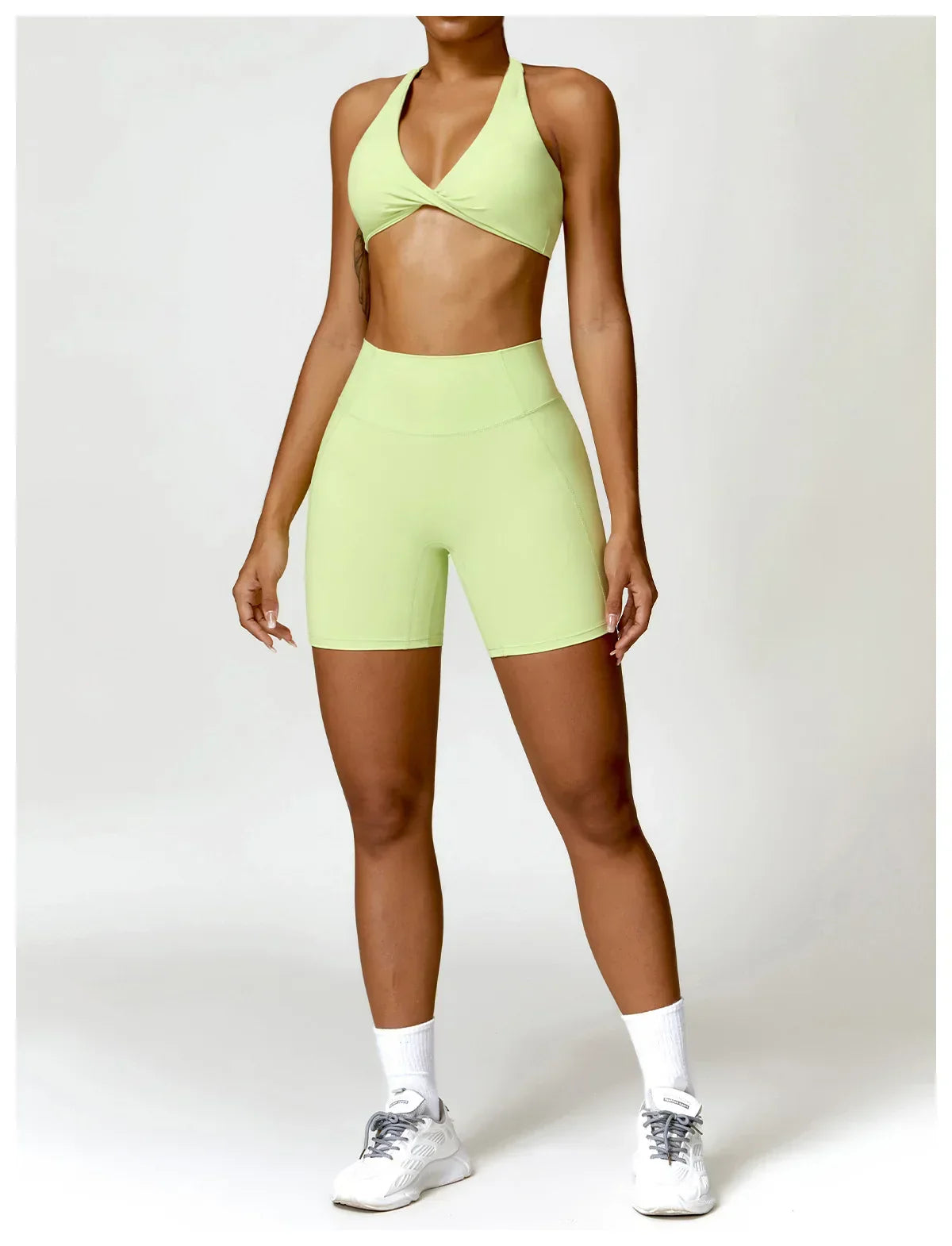 SHAPE ENHANCING SHORTS - LIME