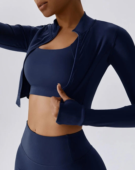 THE IRIS SPORTS JACKET - NAVY