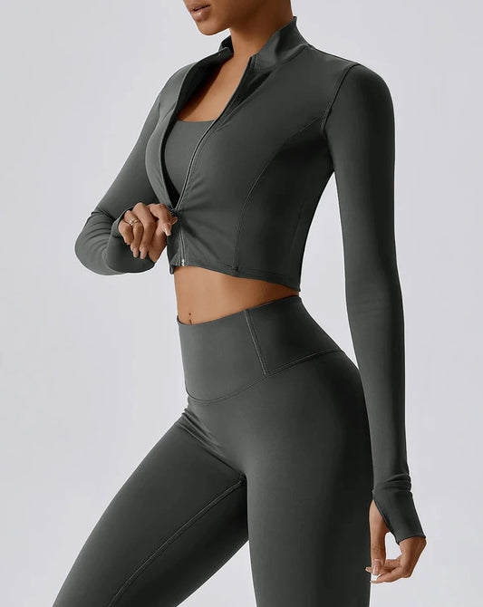 THE IRIS SPORTS JACKET - GREY