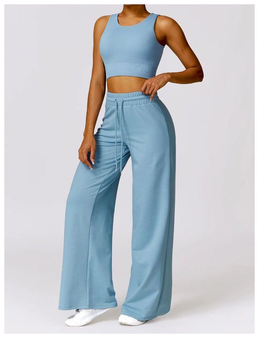 BAGGY YOGA SET - BLUE