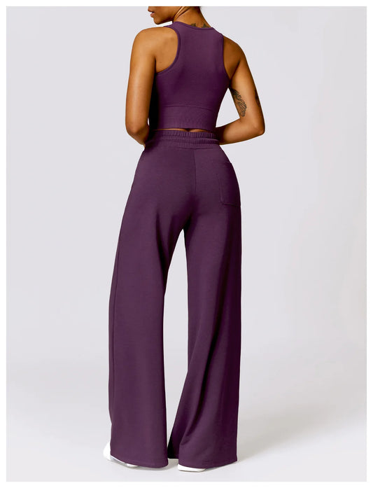 BAGGY YOGA SET - PURPLE