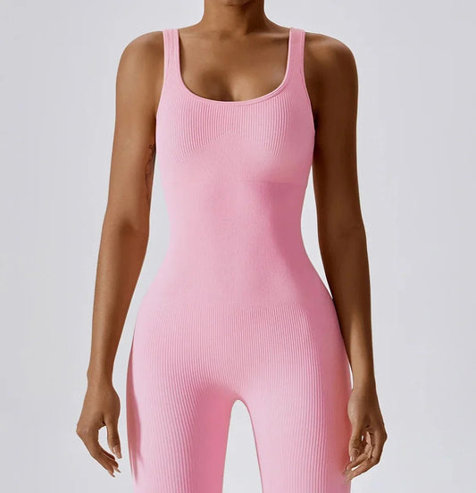 SEAMLESS JUMPSUIT - PINK