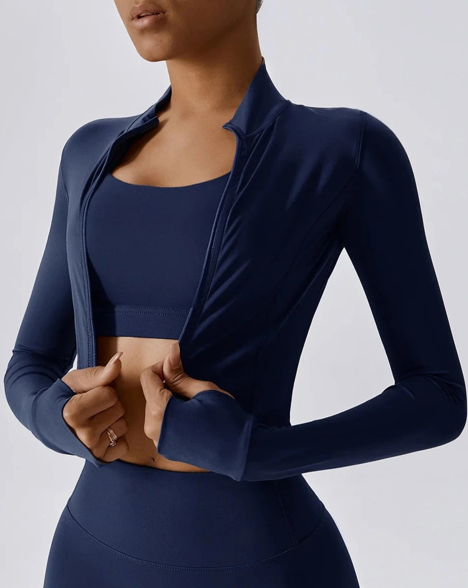 THE IRIS SPORTS JACKET - NAVY